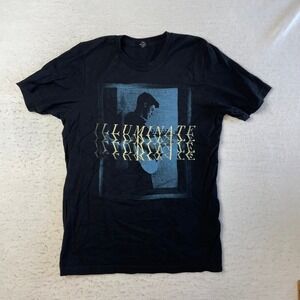 Shawn Mendes T Shirt Unisex M Black Illuminate World Tour Concert Graphic Cotton